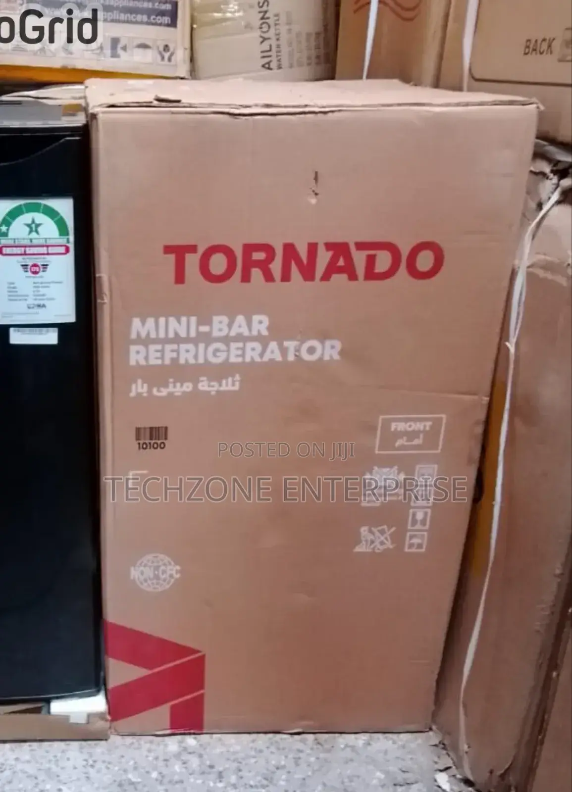 Tornado 100 Litres Single Door Refrigerator With Led Lights,