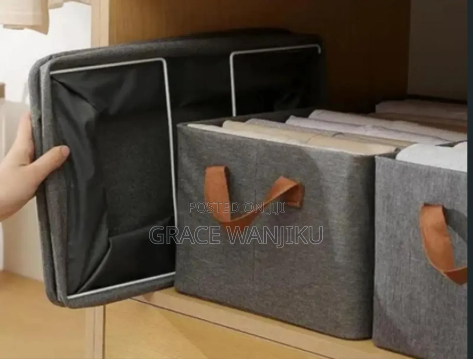 Grey Storage/Closet Oganizer