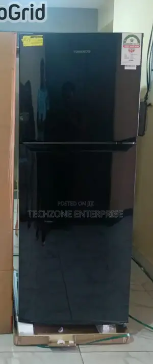 Tornado (Rf-33ft-Bk) No Frost 304 Liter Black Refrigerator 