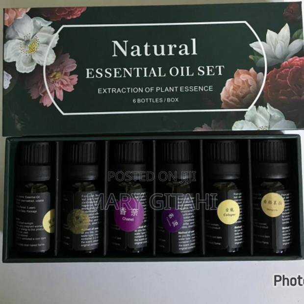 *Natural Essential Oil Set of 6 Pieces(10ml Each Bottle)*