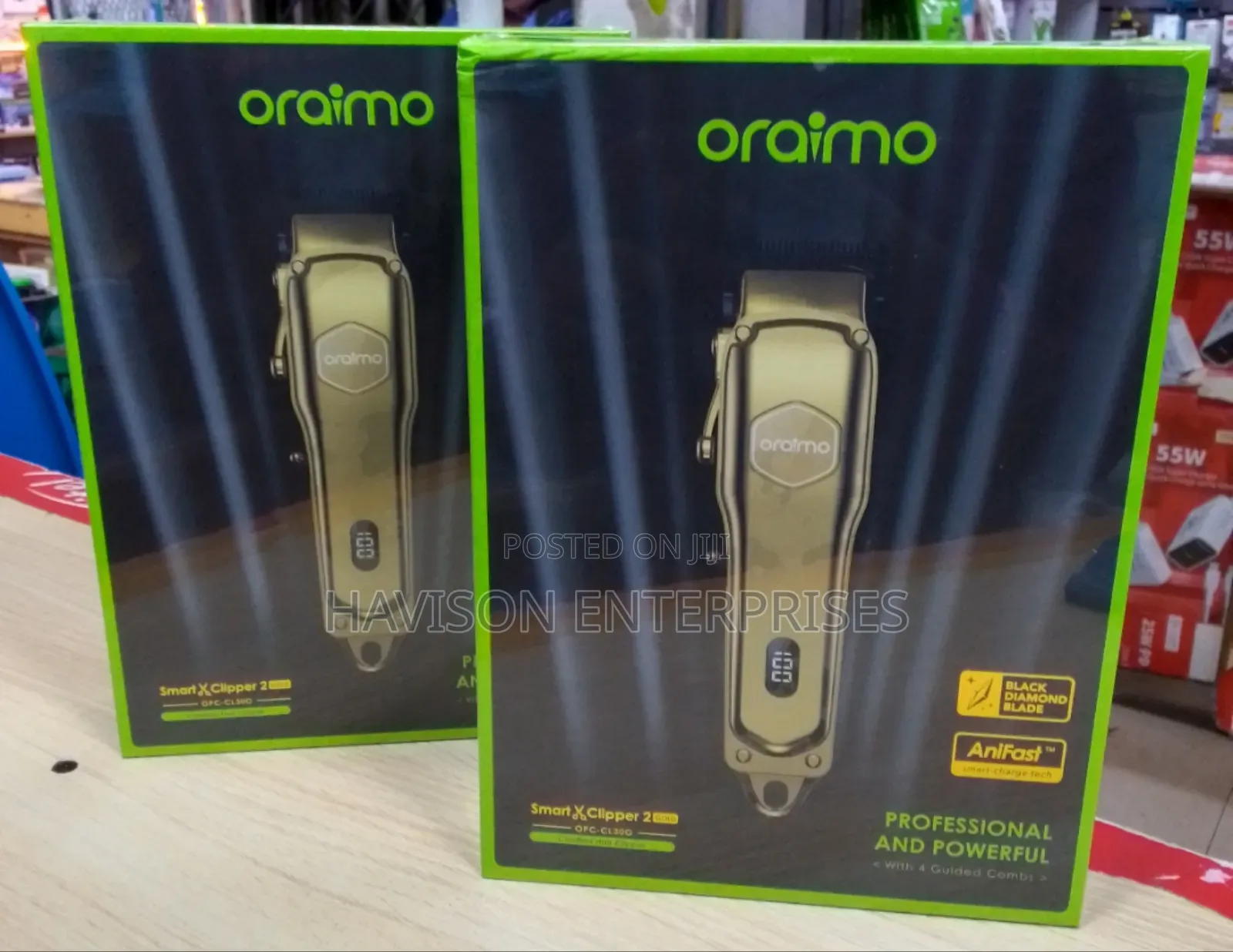 Gold Powerful Oraimo Hair Clipper