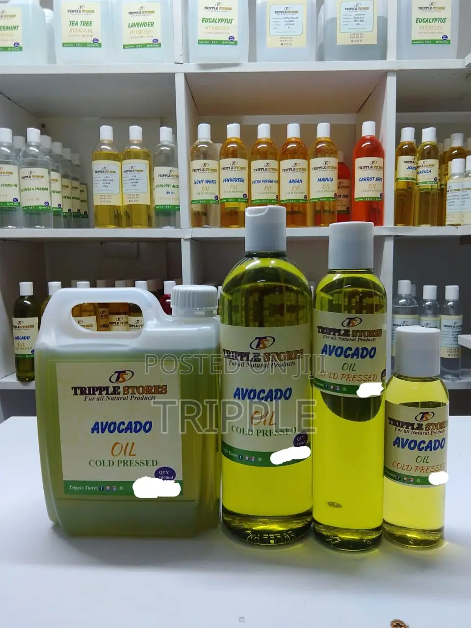 Avocado Oil ( Cold Pressed) 100% Pure Natural