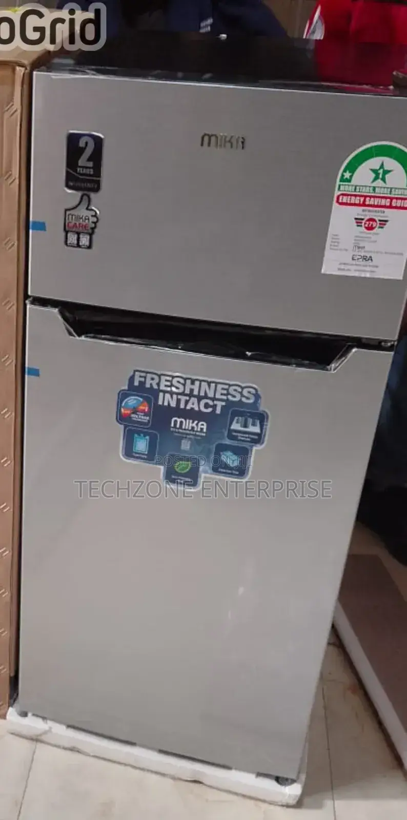 Mika Mrdcd112ds 112l Double Door Defrost Refrigerator