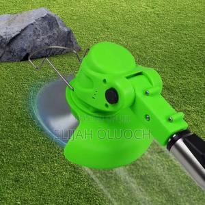 Cordless Electric Lawn Mower Foldable Adjustable Trimmer - main view