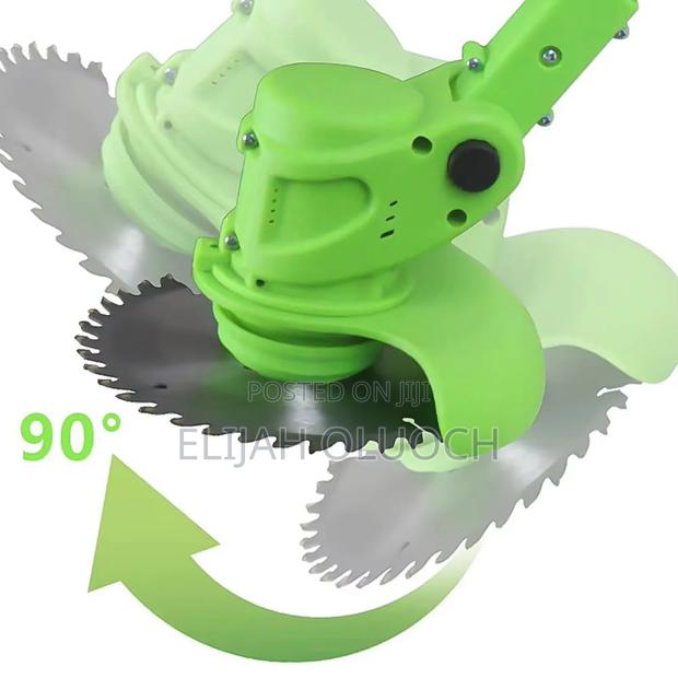 Cordless Electric Lawn Mower Foldable Adjustable Trimmer - thumbnail 6
