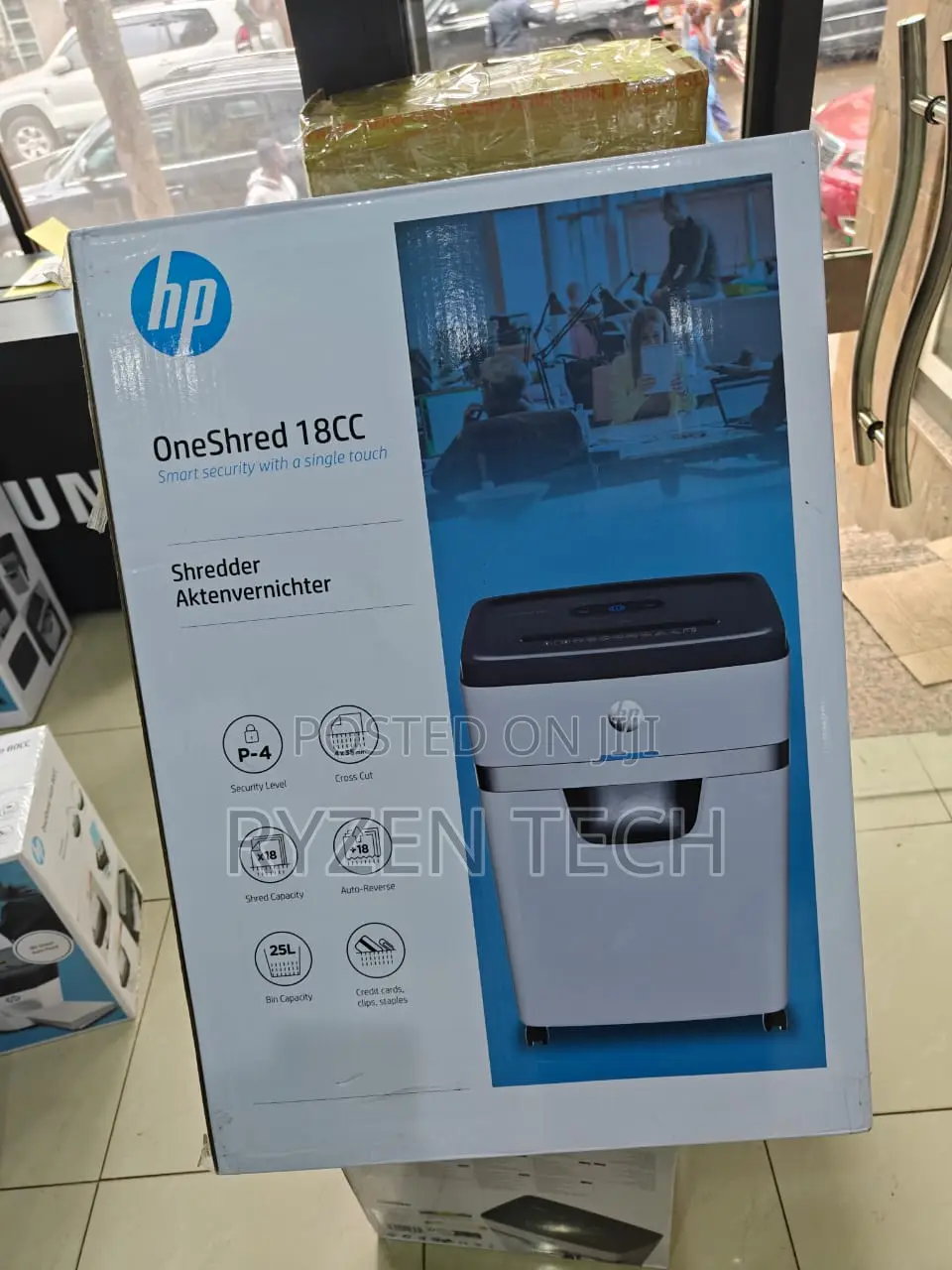 Hp Oneshred 18cc/ 18sheets Paper Shredder