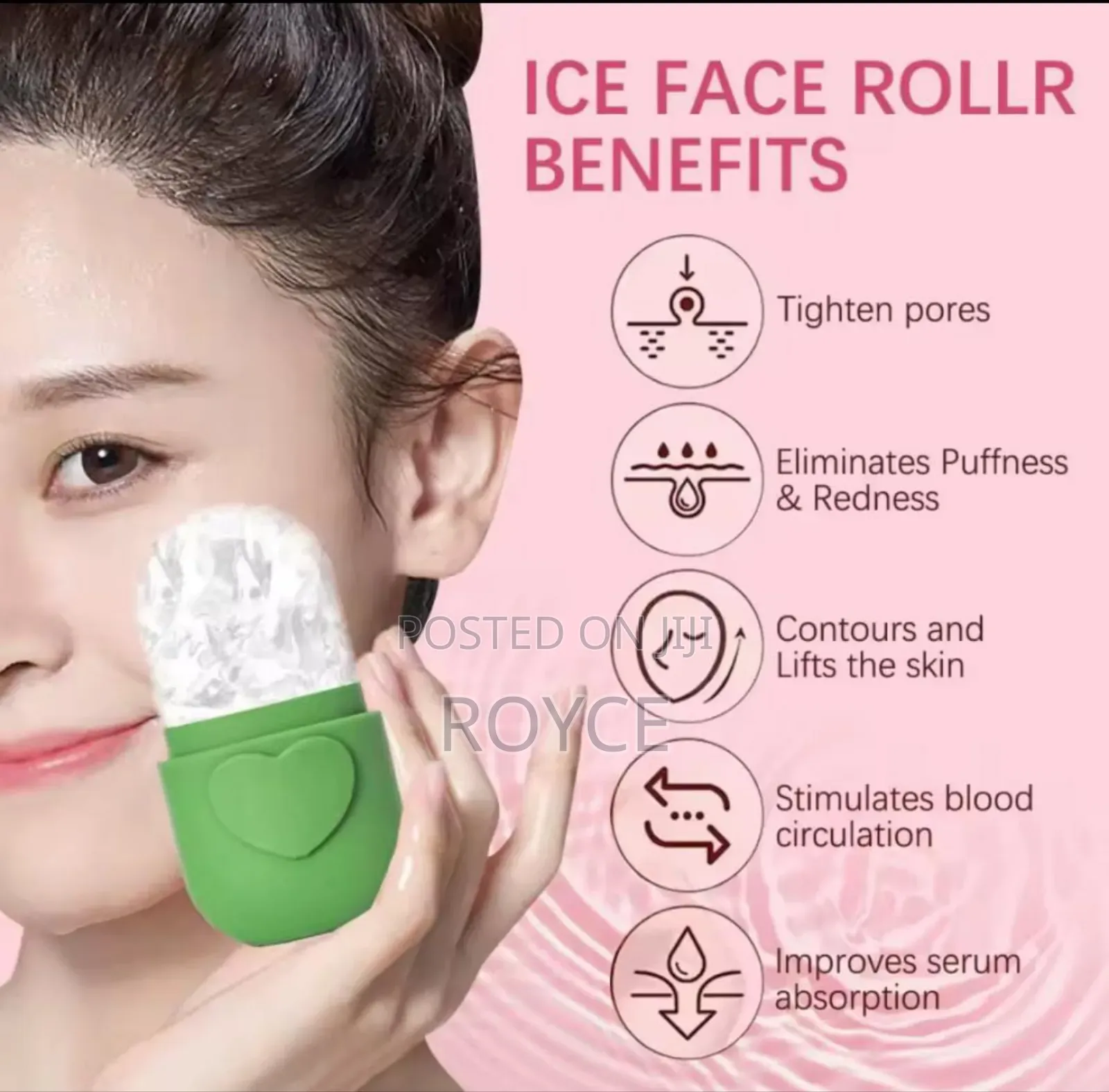 Reusable Ice Silicone Facial Roller