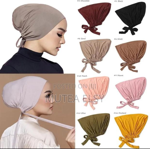 Pink,White,Black,Red,Maroon Green Adjustable Hair Cover - thumbnail 2