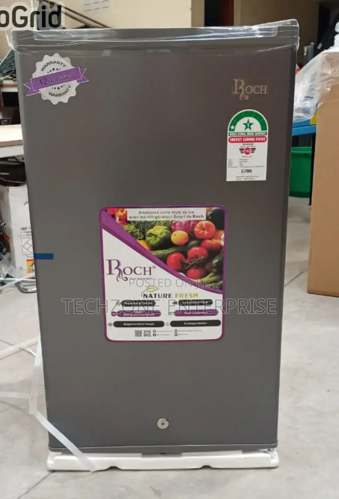 Roch 90l Single Door Fridge (Rfr-120-S-I) Low Noise