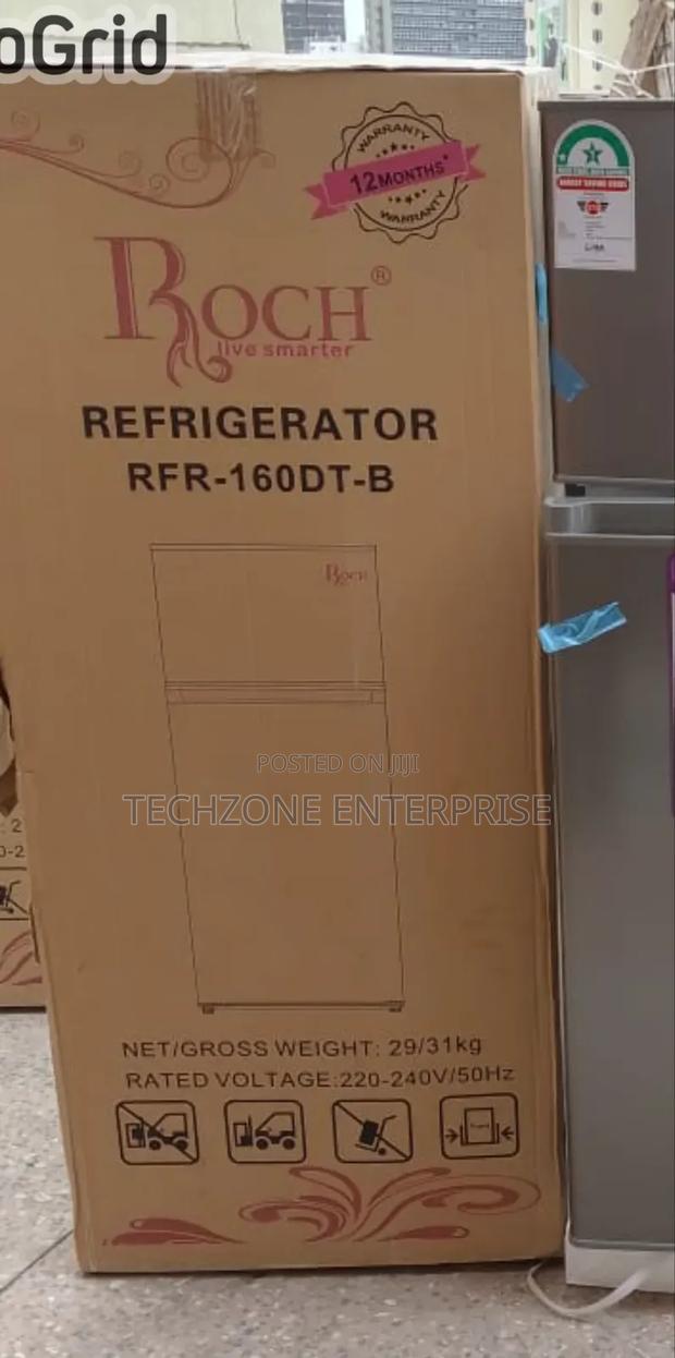 Roch 128l (Rfr 160dt B) Double Door Refrigerator - Silver