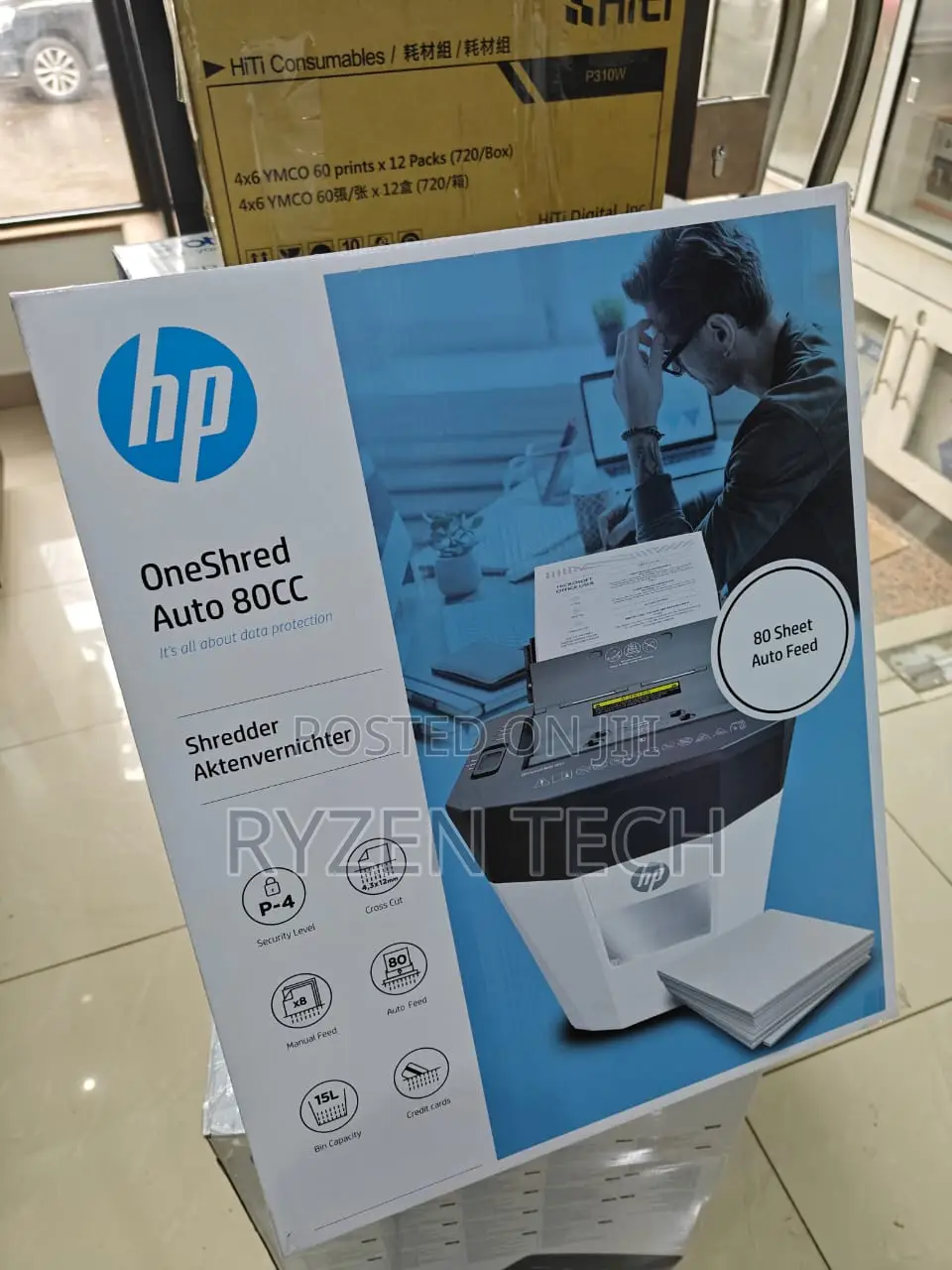 Hp Oneshred Auto 80cc Office Paper Shredder