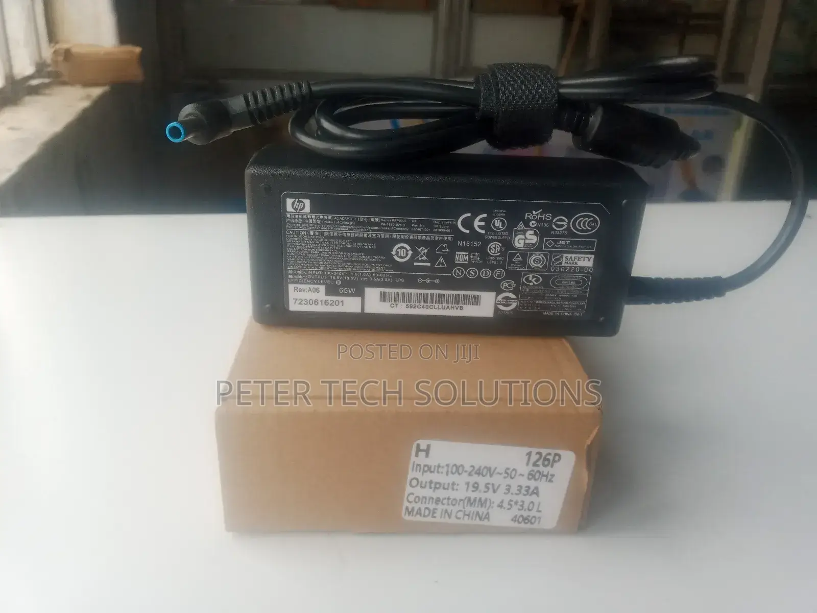 Hp Laptop Charger Blue Pin Original Available