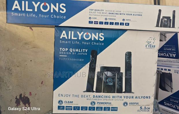 5.1ch Ailyons Homethearte Multimedia Speaker System - main view