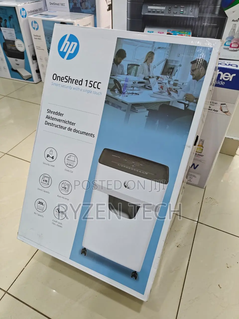 Hp One Shred 15cc, 15sheet Paper Shredder