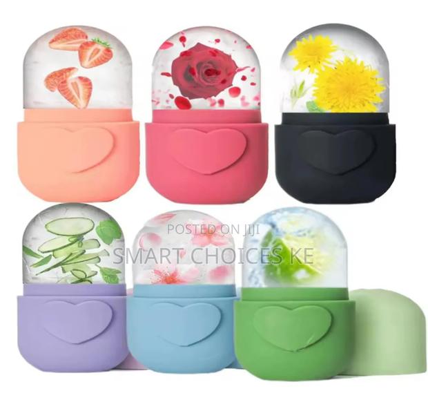 Reusable Ice Facial Roller Silicone Ice Cube Trays