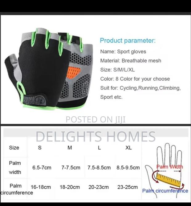 Gym Anti Slip Half Finger Gloves_esj