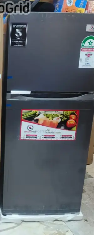 Smart Pro SFR-150-Dt-I Double Door Fridge 121l Silver