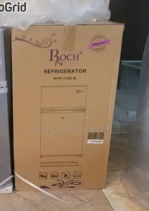 Roch RFR-110d-B 85l Double Door Refrigerator - Silver