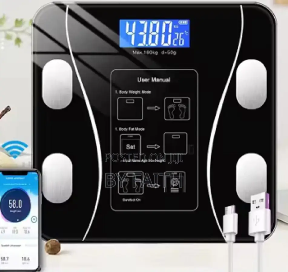 Bluetooth Smart Bmi Weighing Scale