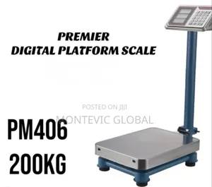 Premier 200kgs Platform Weighing Scale With Guard Wheels