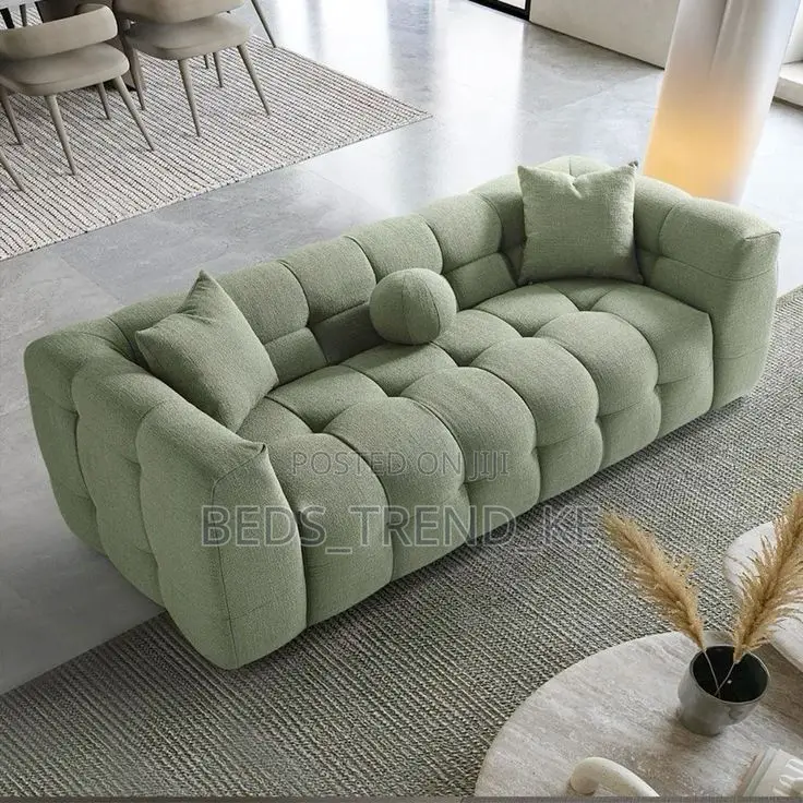 Green 3 Seater Chester Sofa