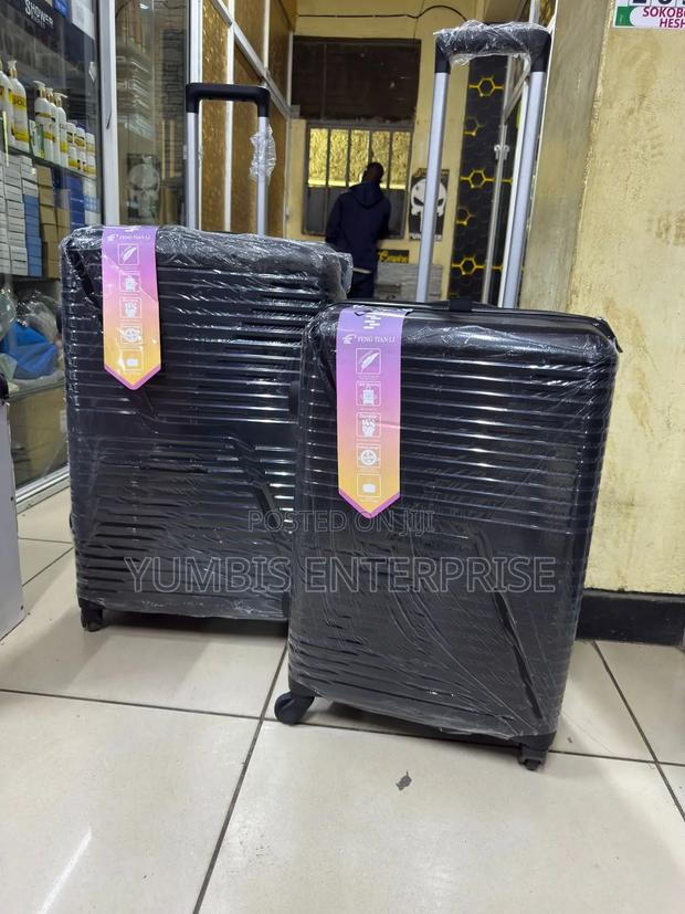 Large Plus Medium Size Rubber Suitcase 2pcs - main view