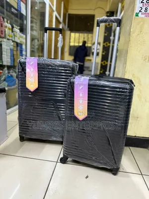 Large Plus Medium Size Rubber Suitcase 2pcs