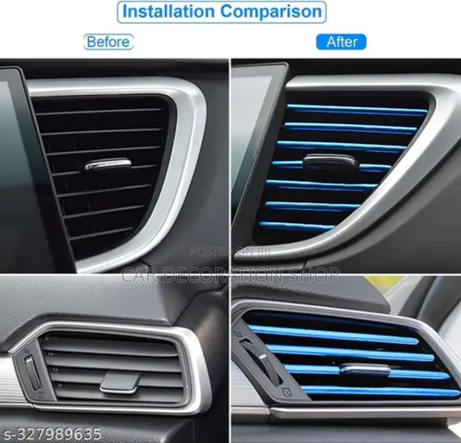 Dashboard Vent Decal Stickers