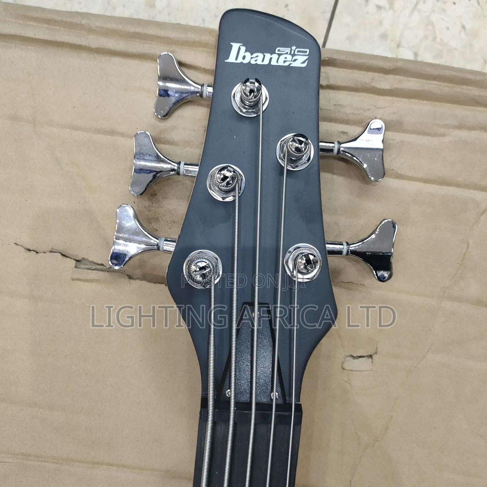 Ibanez 5 String Active Bass Black