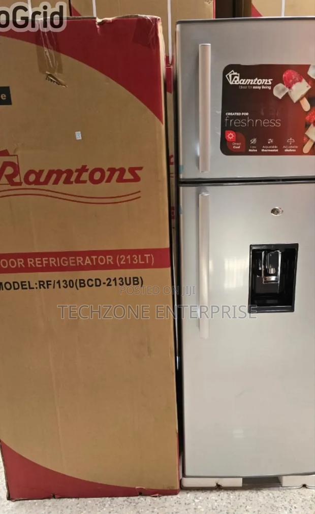 Ramtons Rf130 213l No Frost Double Door Fridges Dispenser,