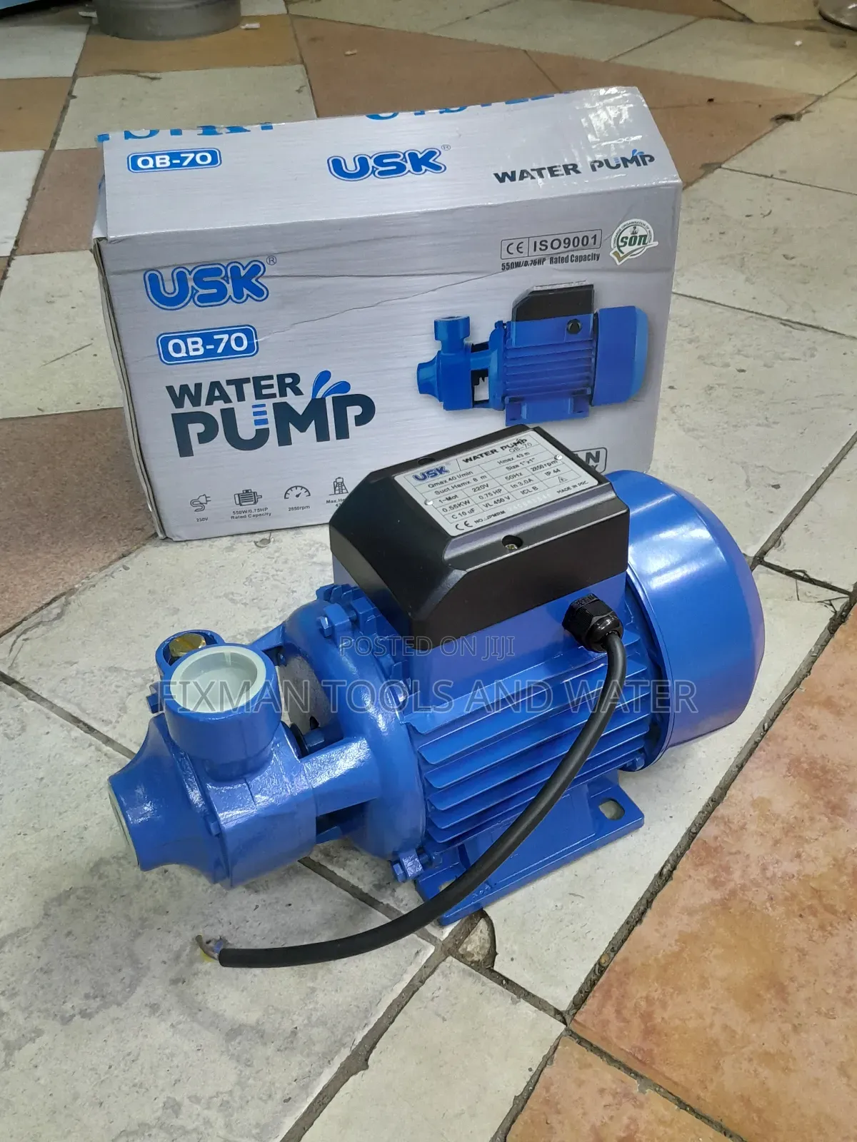 Powerful Usk 0.75hp Water Pump