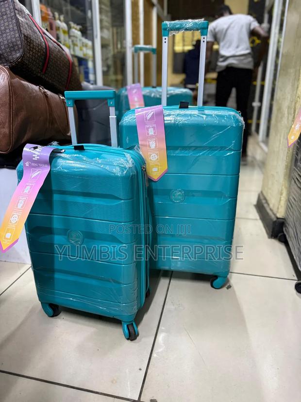 Green Medium(17kgs) and 10kgs Small Suitcase Set