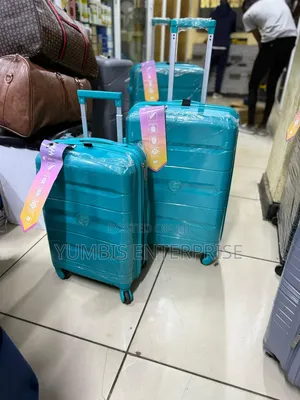 Green Medium(17kgs) and 10kgs Small Suitcase Set