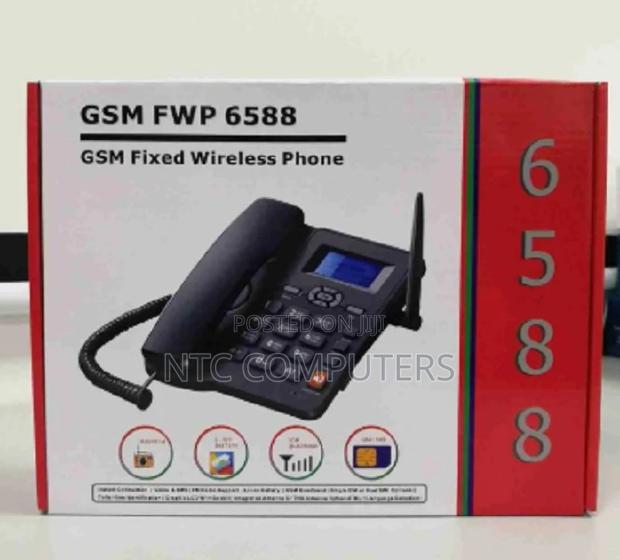 GSM FWP 6588 Dual Sim Desk Fixed Wireless Phone