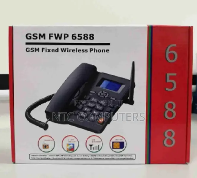 GSM FWP 6588 Dual Sim Desk Fixed Wireless Phone