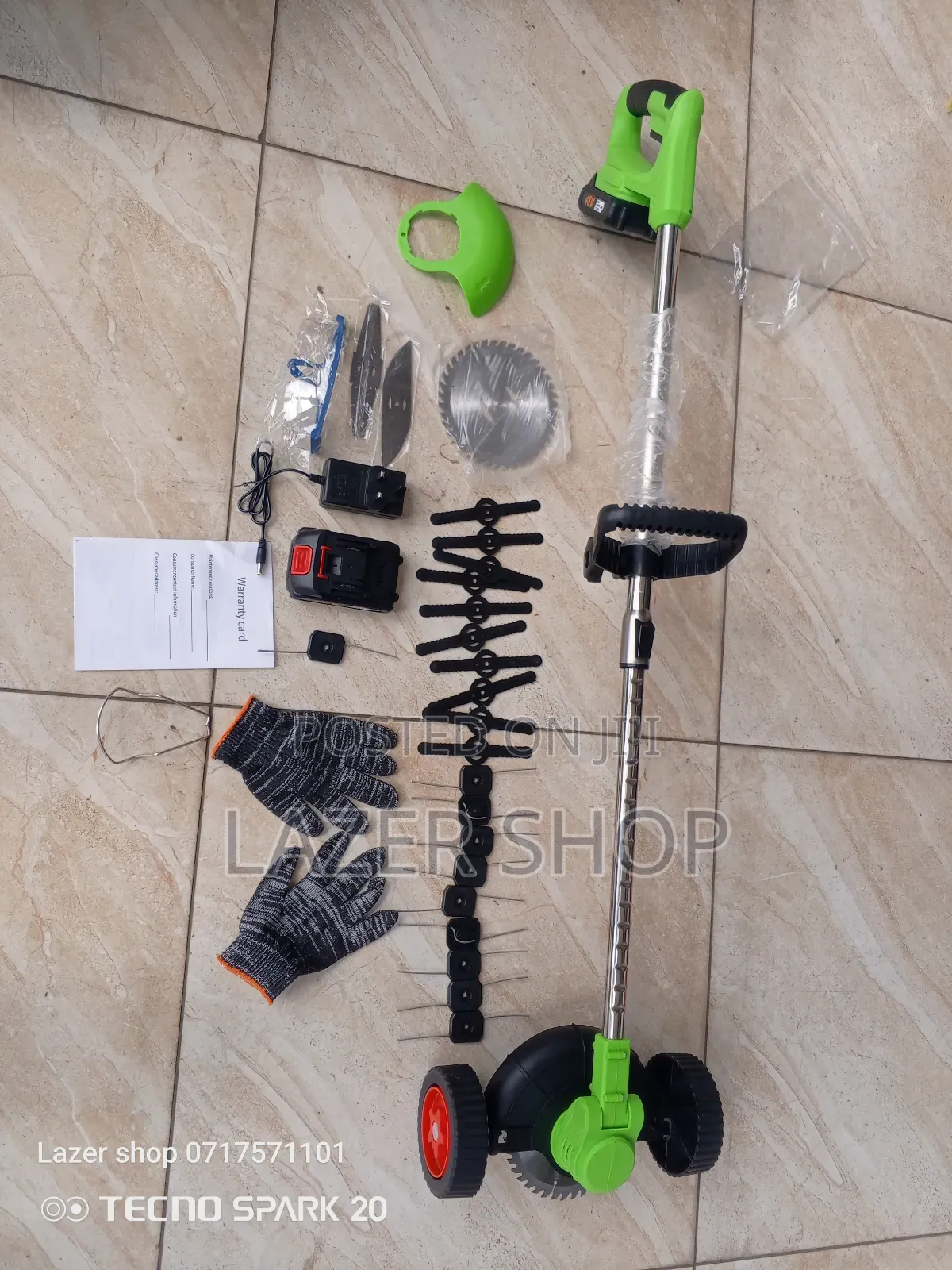 Cordless Rechargeable Grass Cutter