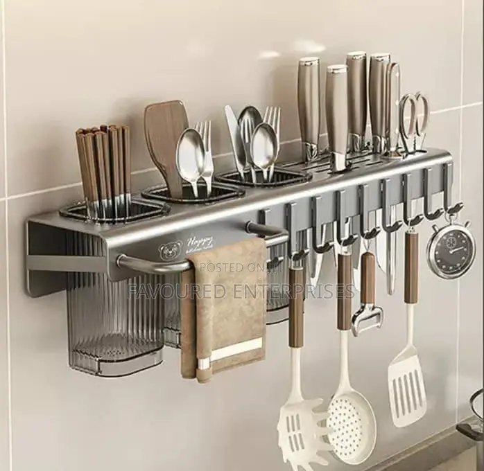 Wall Mounted Cutlery Holder Size 40cm Wall Mounted