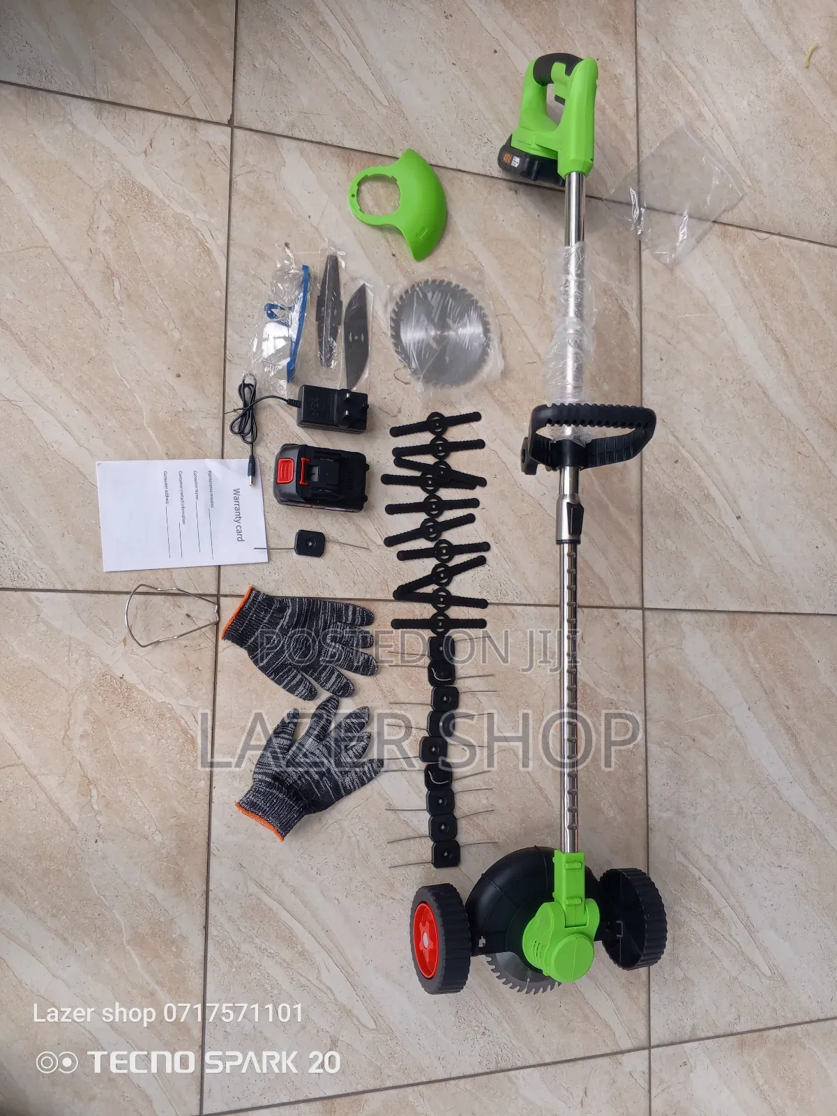 Cordless Rechargeable Grass Cutter