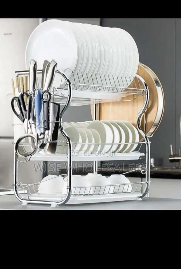 Dish Rack 3 Layer Stainless