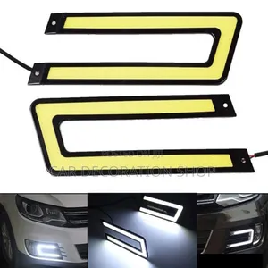 U Shaped Designed Universal Stick on DRL Bumper Light