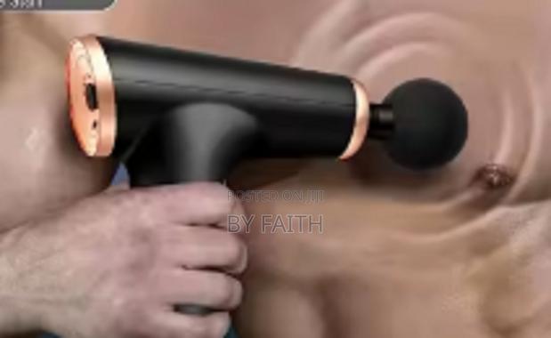 Black Handheld Massage Gun - main view