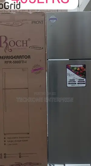 Roch (Rfr-580-Dt-I) No Frost Double Door Fridge, 465 Liters,