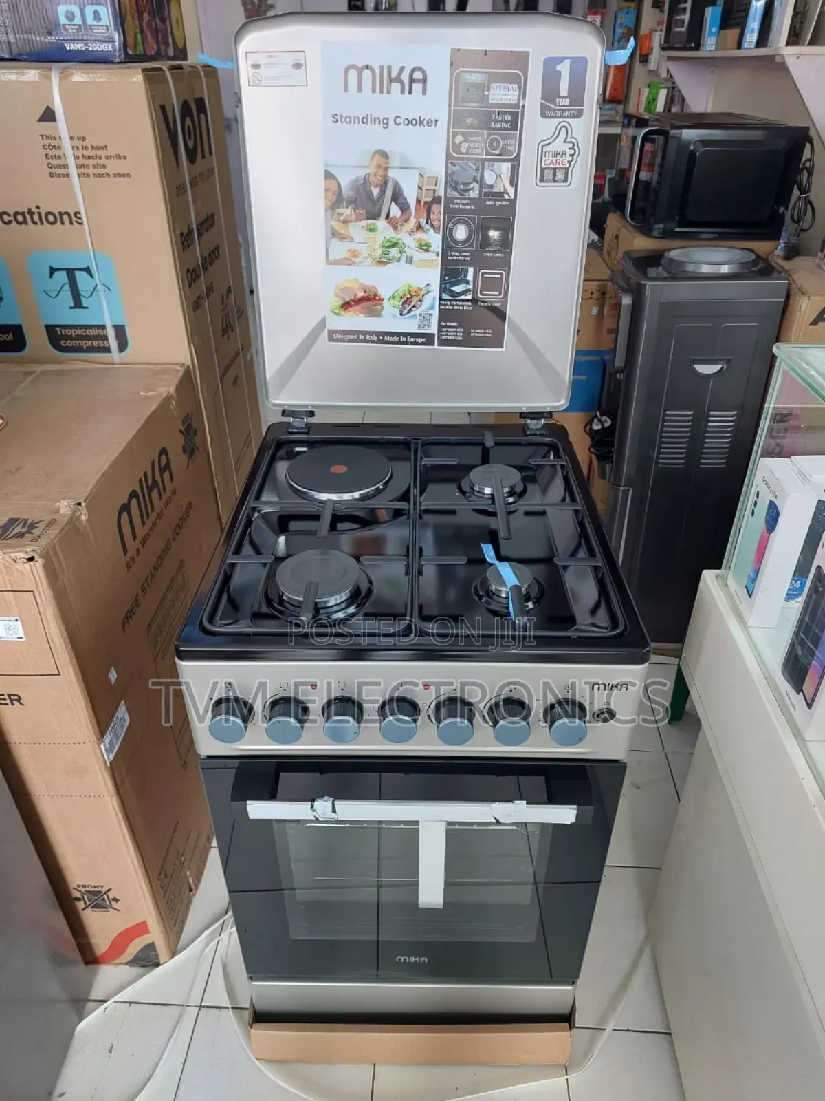 Mika 3+1 50×60cm Free Standing Cooker