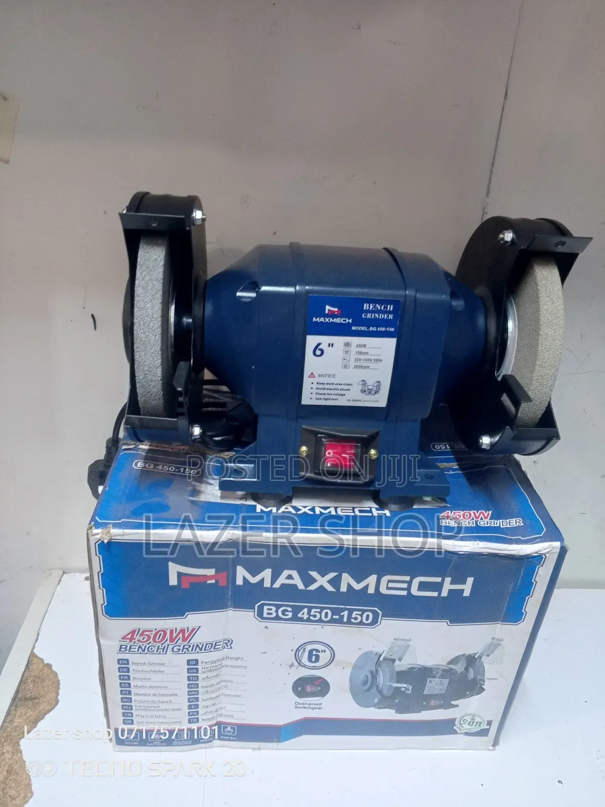 Maxmech Bench Grinder 450w