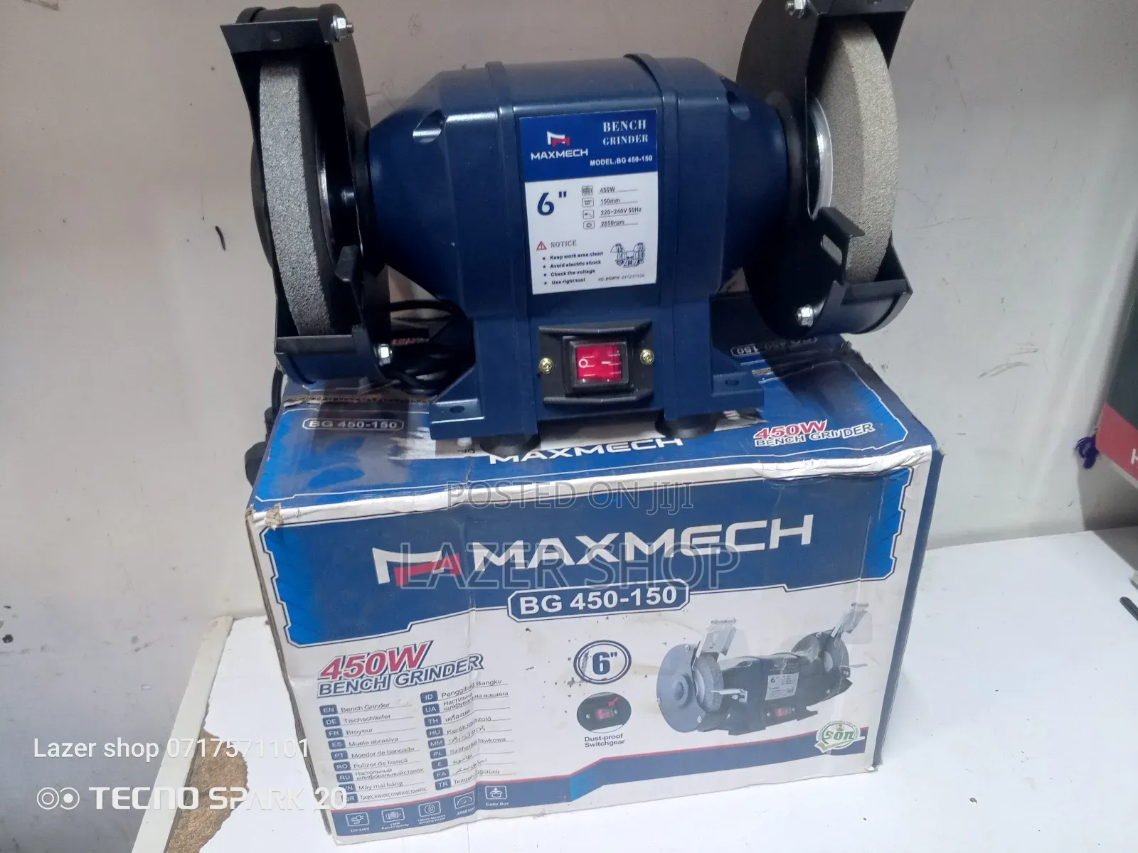 Maxmech Bench Grinder 450w