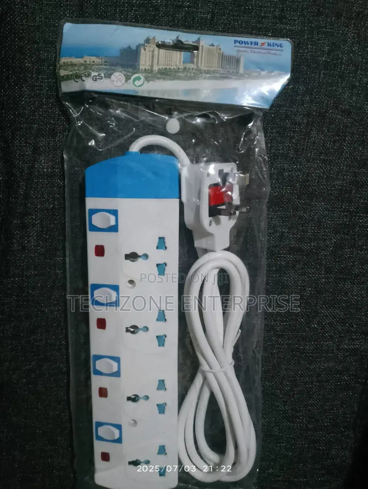 Quality Power King 3m Extension 4 Way 