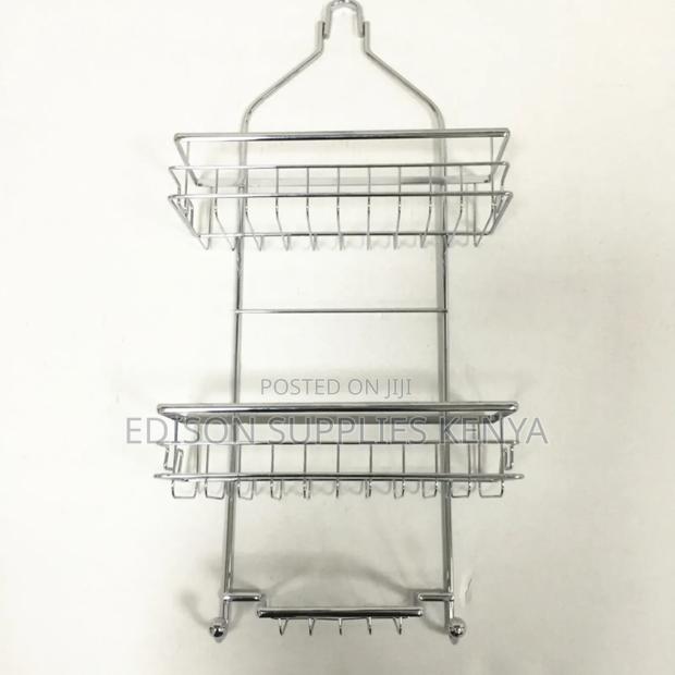 Shower Caddy Hanging Shower Caddy Chrome Finish - thumbnail 3