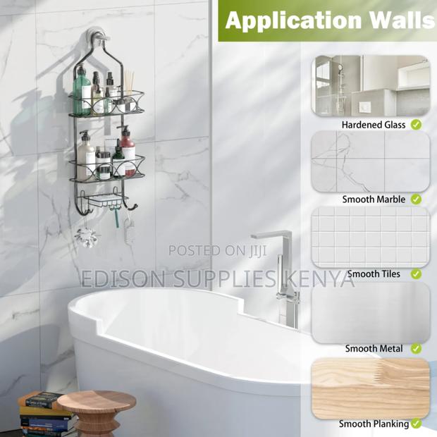 Shower Caddy Hanging Shower Caddy Chrome Finish - thumbnail 2