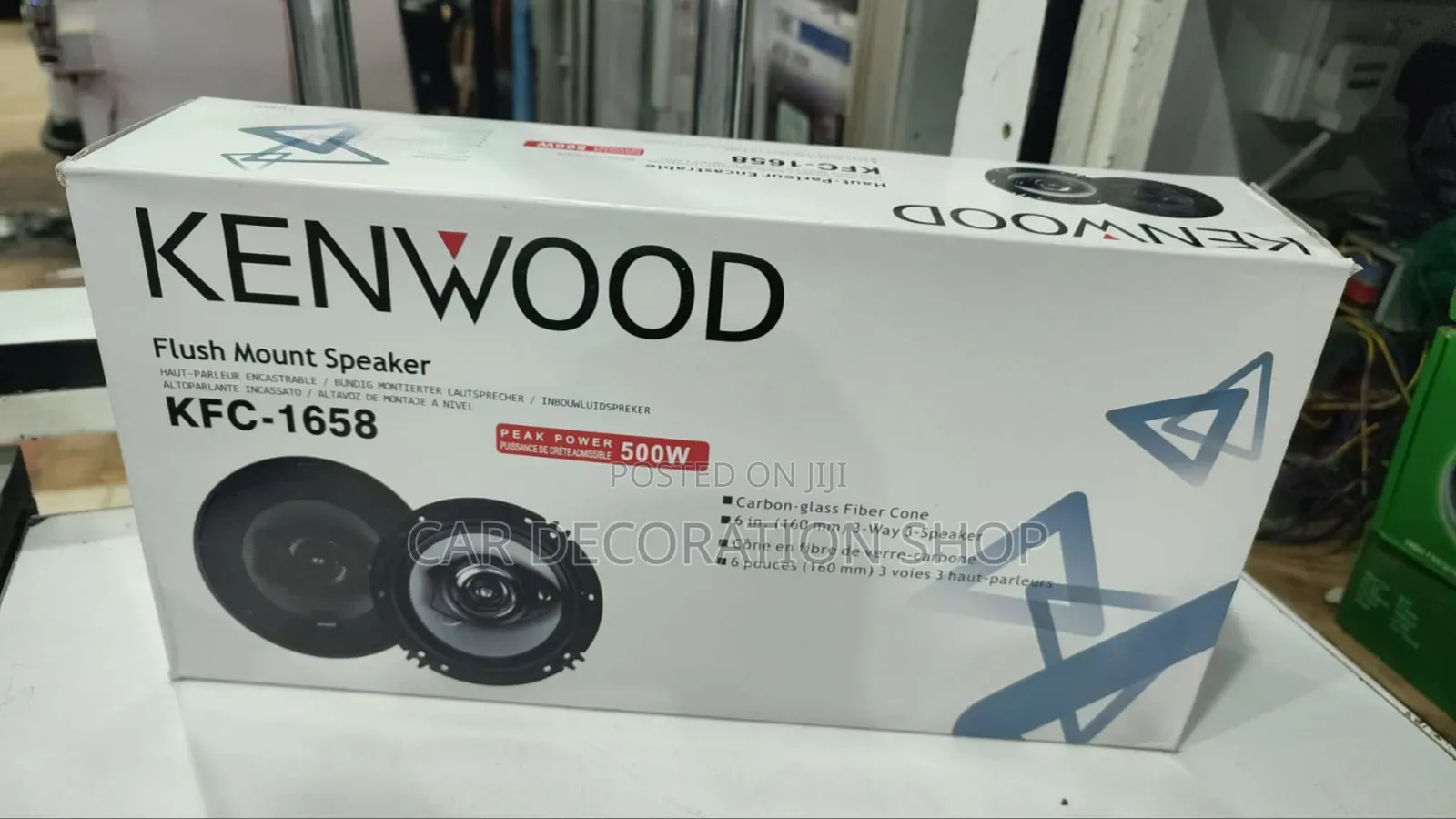 Kenwood 6x6" 500w Door Speakers