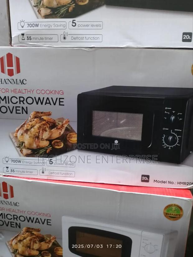 Hanmac (Hmr20mb) 20 Litres Manual Microwave , Black